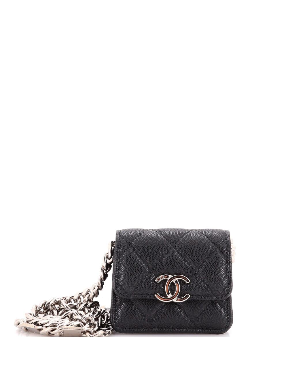 Chanel Coco Enamel Strap Flap Clutch #233450C24B